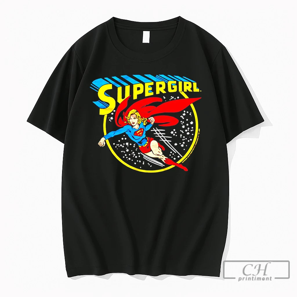 Premium Supergirl Truth Justice Whatever Cartoon Tee