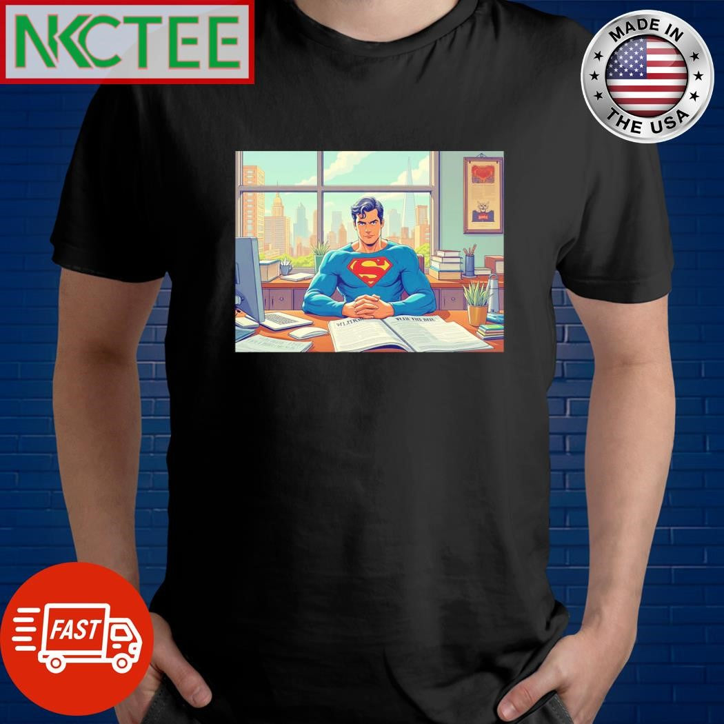 Premium Superman in office shirt