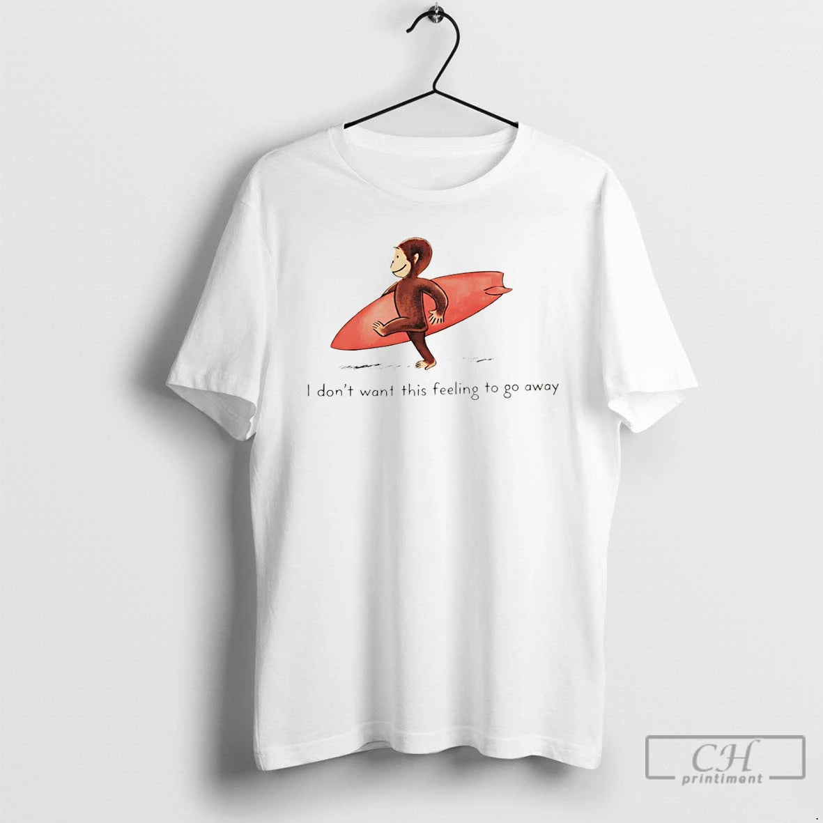 Premium Surfer Monkey I Dont Want This Feeling To Go Away