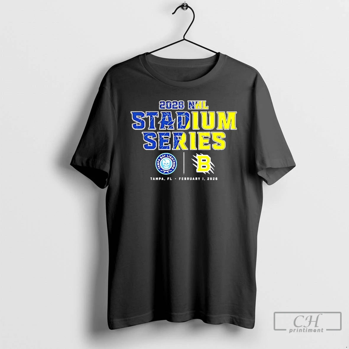 Premium Tampa Bay Lightning Vs Boston Bruins 2026 Stadium Series Match Up T Shirts Sweater Hoodie, Sweatshirt | PureTeeCo.com