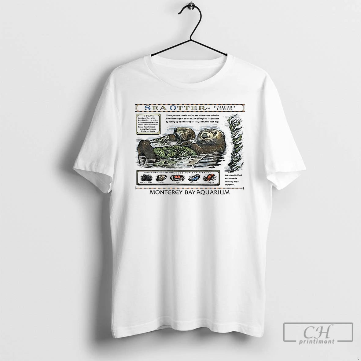 Premium Taylor Sea Otter Monterey Bay Aquarium T Shirts
