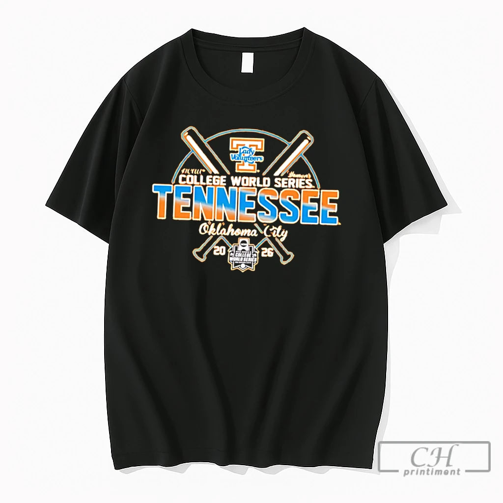 Premium Tennessee Lady Vols Softball 2026 Wcws Wild Throw Tee