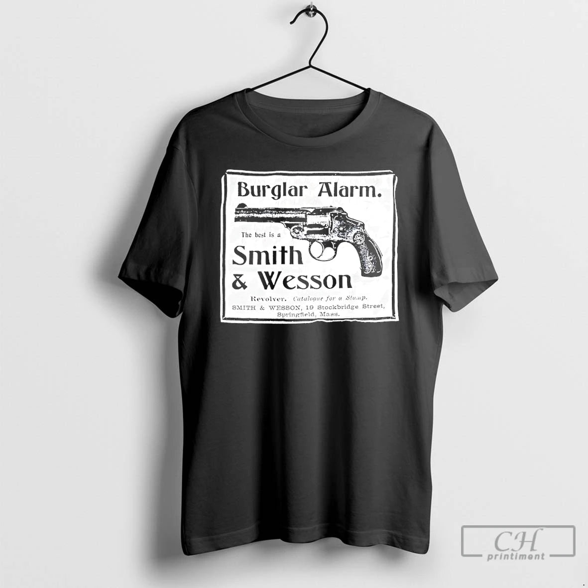 Premium Th Best Is A Smith And Wesson Burglar Alarm Firearm Grunge T Shirts Sweater Hoodie, Sweatshirt | PureTeeCo.com