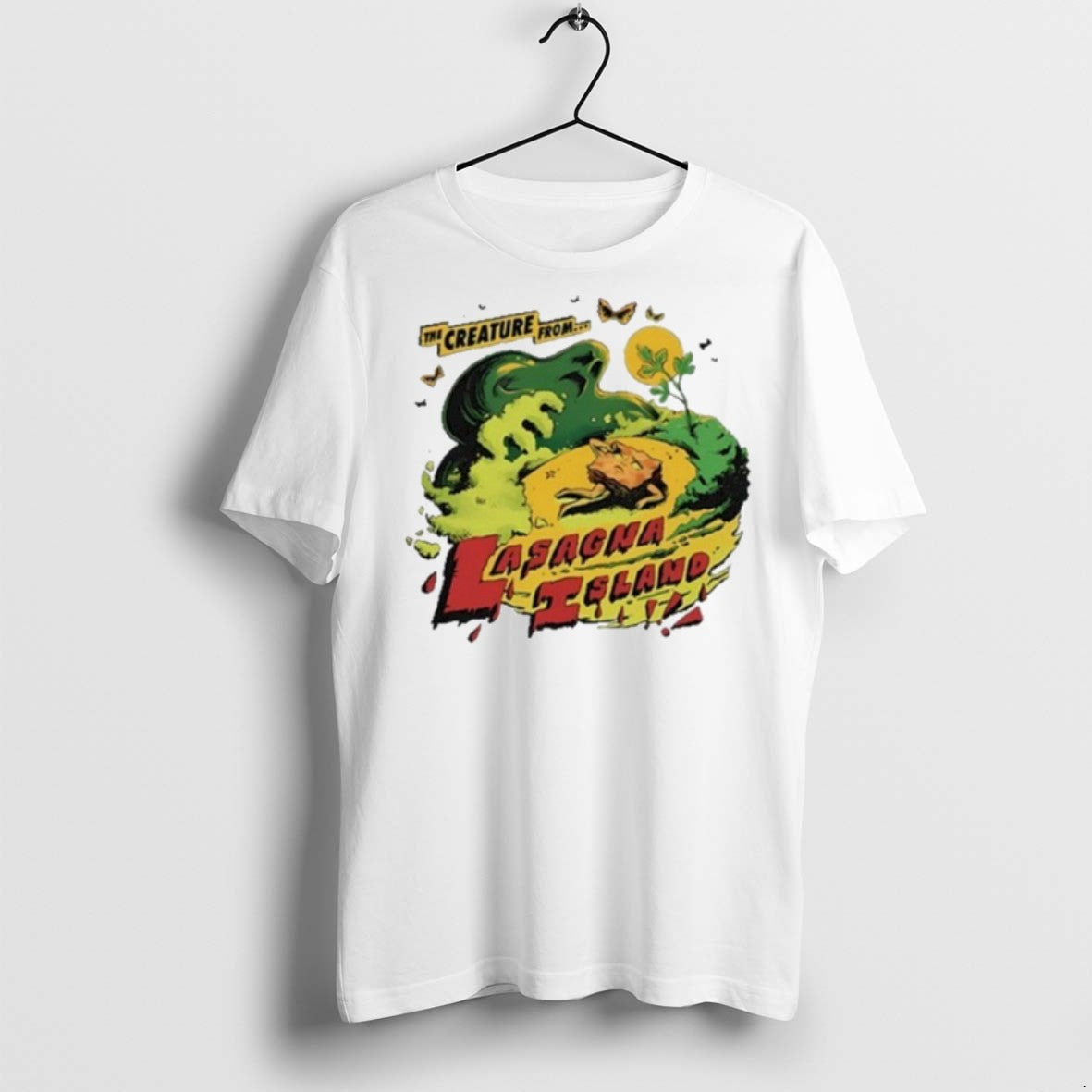 Premium The Creature From Lasagma Island T Shirts