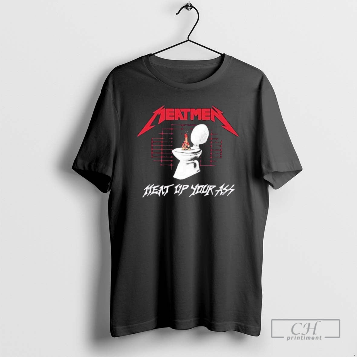Premium The Meatmen Meat Up Your Ass Toilet Metal Shirt Sweater Hoodie, Sweatshirt | PureTeeCo.com