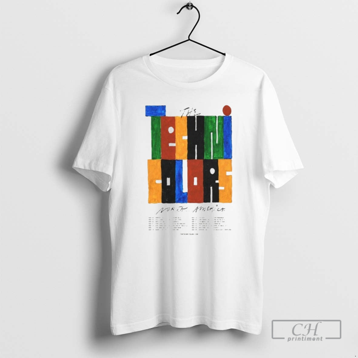 Premium The Technicolors North America 2026 Tour Shirt Sweater Hoodie, Sweatshirt | PureTeeCo.com