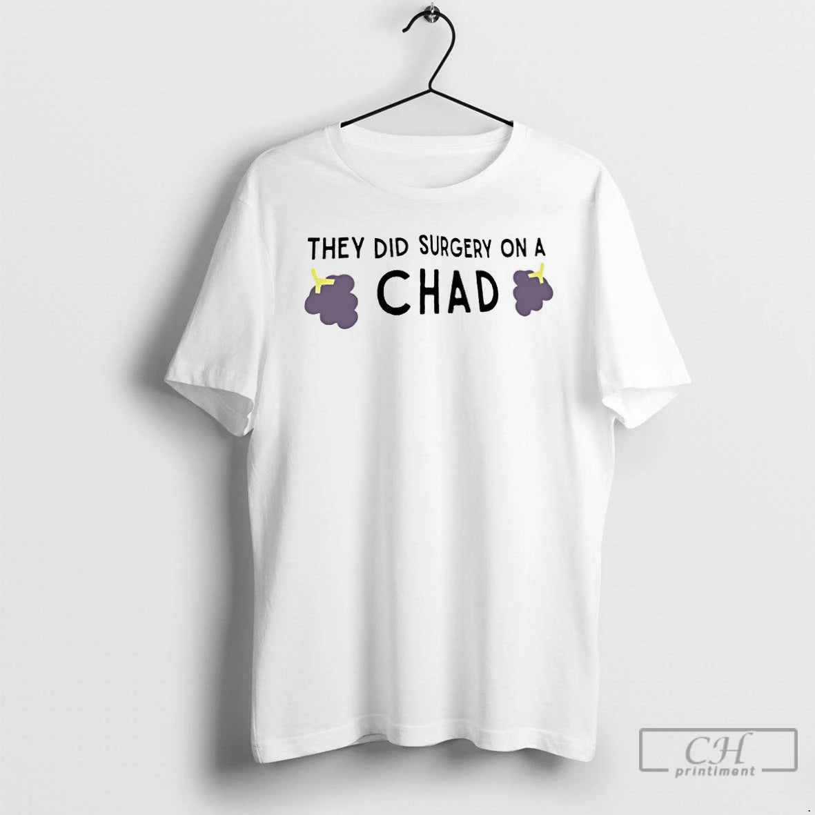 Premium They Did Surgery On A Chad T-Shirts, Hoodie, Sweatshirt | PureTeeCo.com