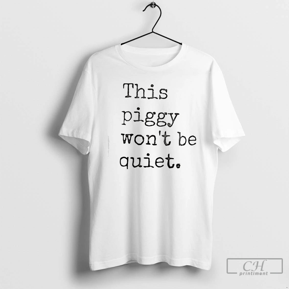 Premium This Piggy Wont Be Quiet Trump Anti T-Shirts, Hoodie, Sweatshirt | PureTeeCo.com