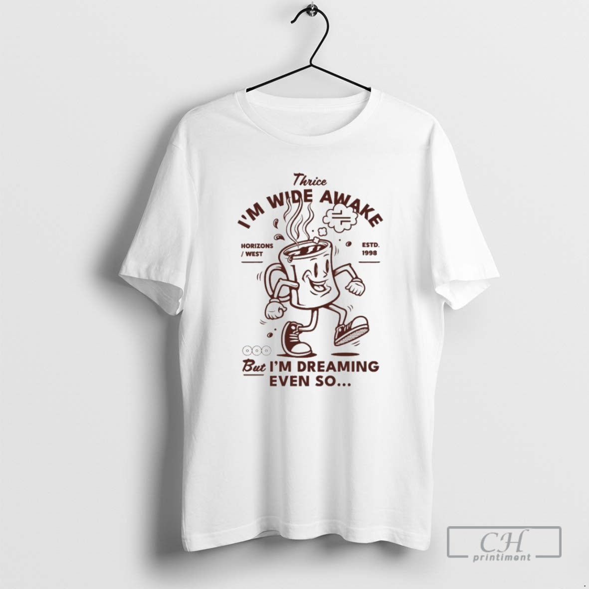 Premium Thrice Im Wide Awake But Im Dreaming Even So Horizons West Est 1998 T-Shirts, Hoodie, Sweatshirt | PureTeeCo.com