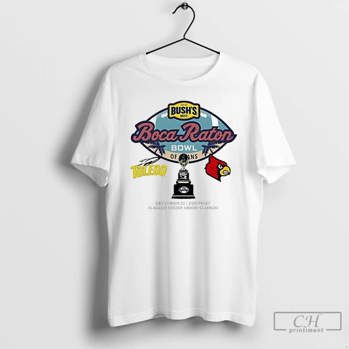 Premium Toledo Rockets Vs Louisville Cardinals 2025 Boca Raton Bowl T-Shirts, Hoodie, Sweatshirt | PureTeeCo.com