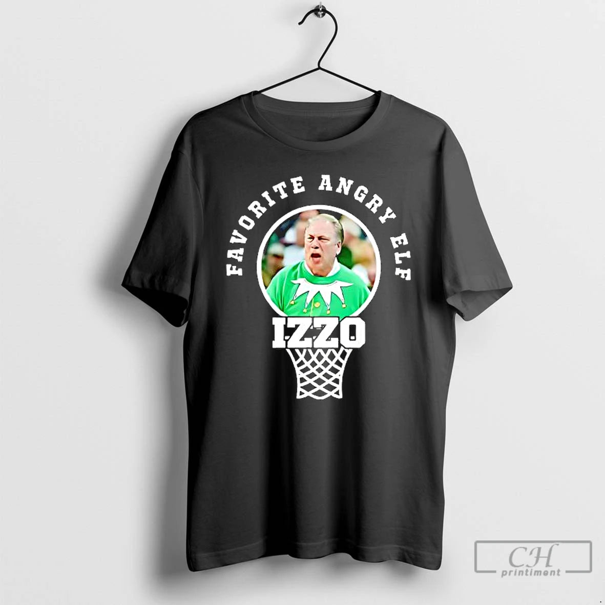 Premium Tom Izzo Favorite Angry Elf Izzo T-Shirts, Hoodie, Sweatshirt | PureTeeCo.com
