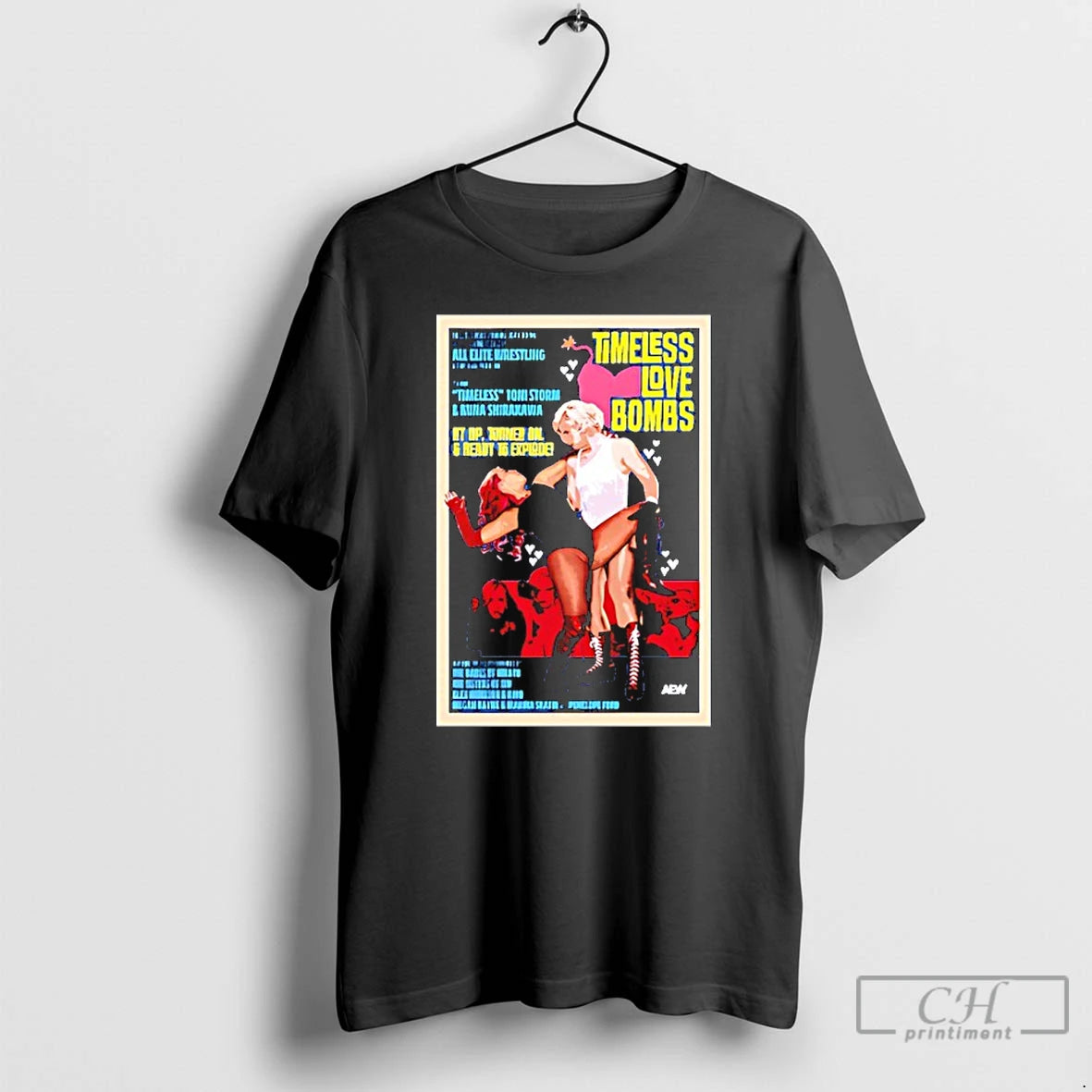 Premium Toni Storm And Mina Shirakawa Timeless Love Bombs T-Shirts, Hoodie, Sweatshirt | PureTeeCo.com