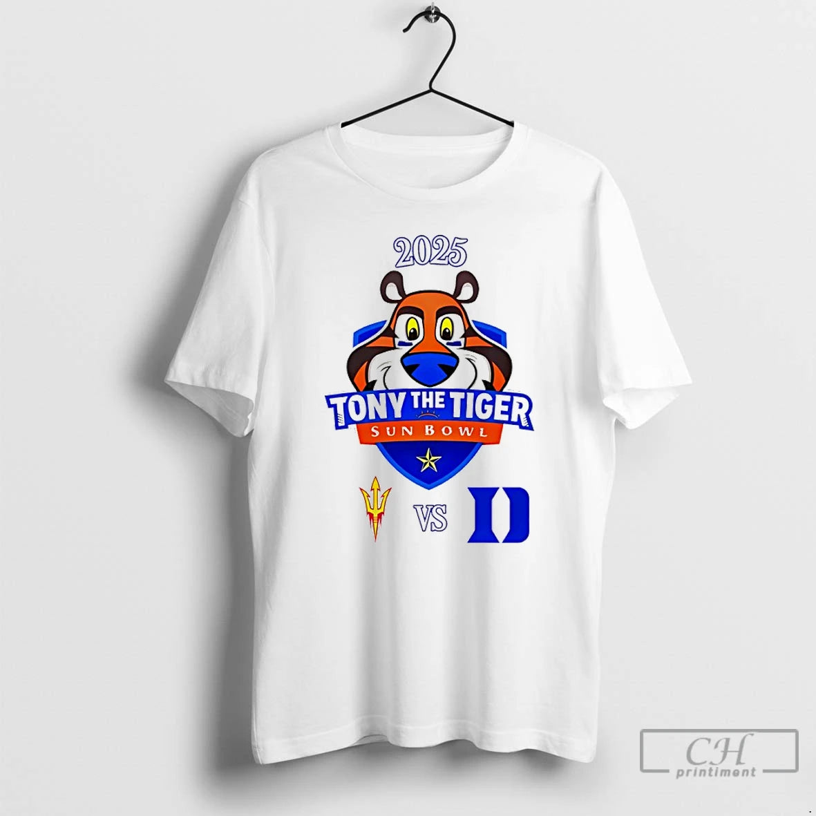Premium Tony The Tiger Sun Bowl 2025 Arizona State Vs Duke T-Shirts, Hoodie, Sweatshirt | PureTeeCo.com