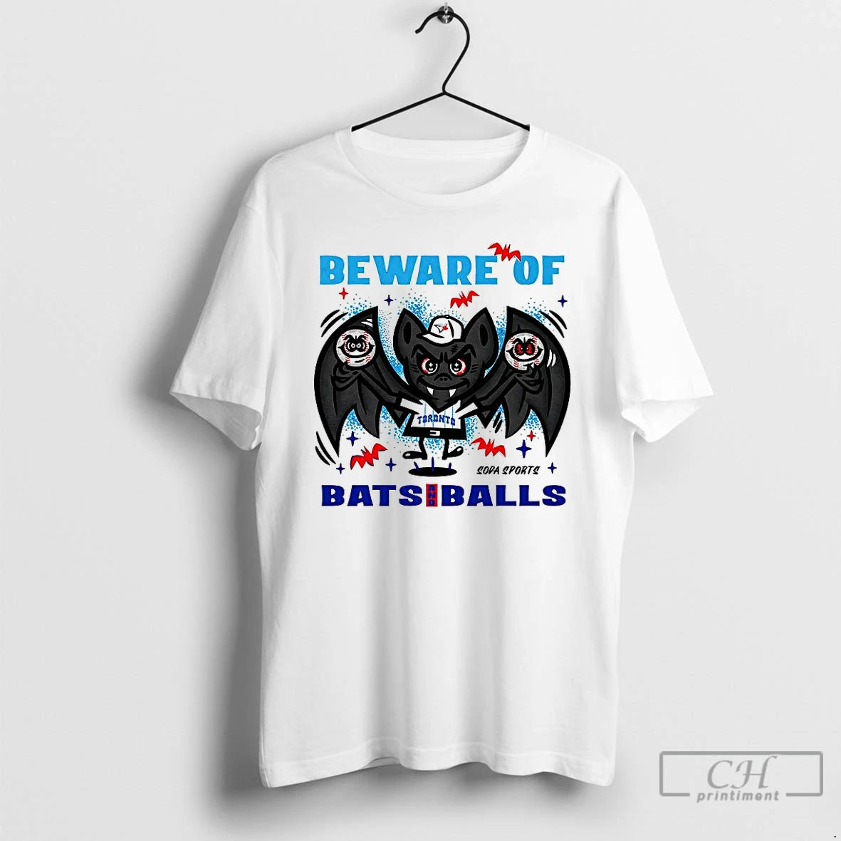 Premium Toronto Blue Jays Baseball Beware Of Bats And Balls Halloween T Shirts