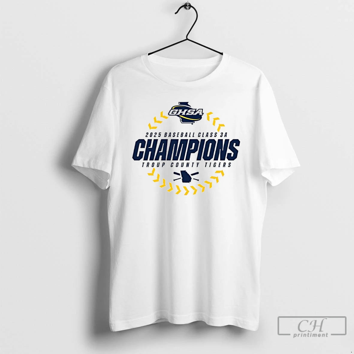 Premium Troup County Tigers 2025 Ghsaa Baseball 3a State Champions T-Shirts, Hoodie, Sweatshirt | PureTeeCo.com