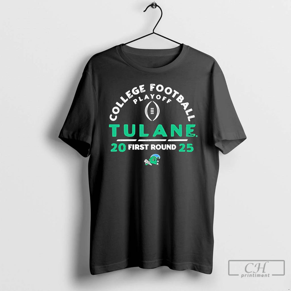 Premium Tulane Green Wave College Football Playoff 2025 26 First Round T-Shirts, Hoodie, Sweatshirt | PureTeeCo.com