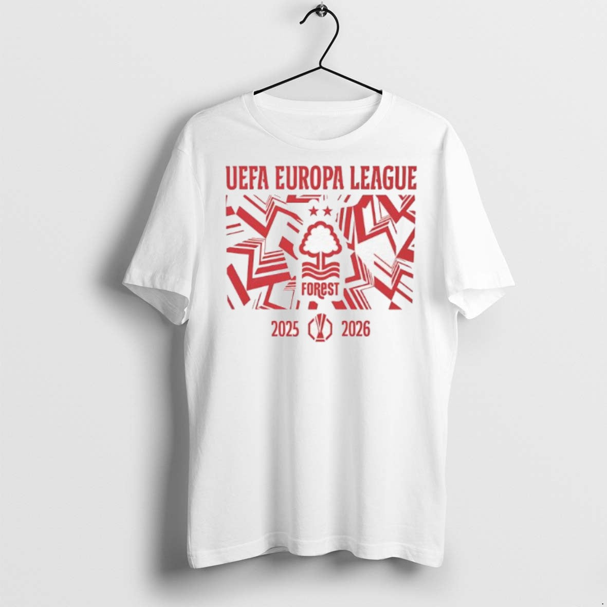 Premium Uefa Europa League 2025 2026 Forest Logo T Shirts