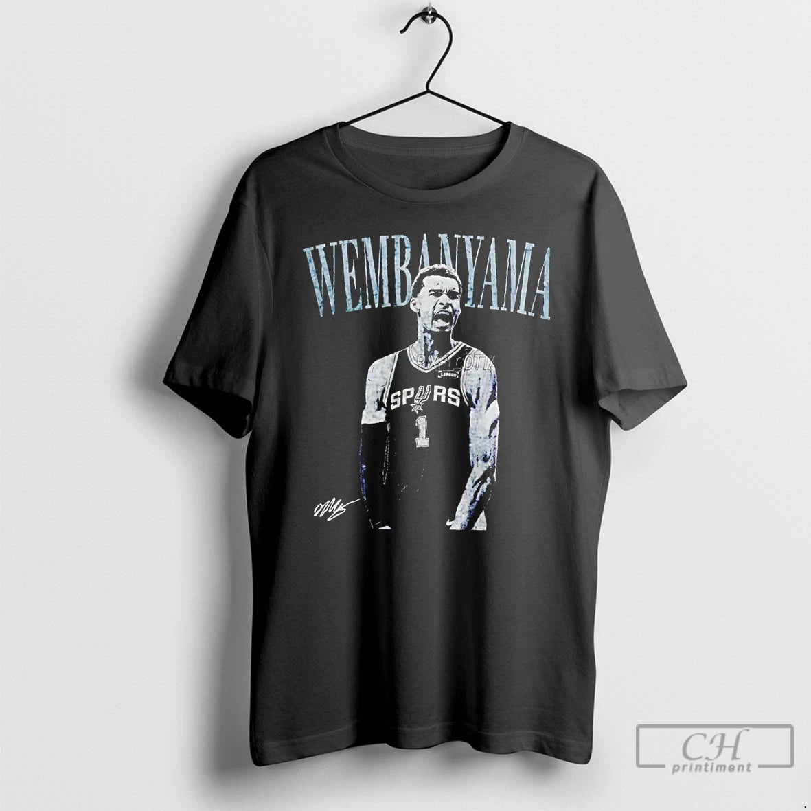 Premium Victor Wembanyama San Antonio Spurs Basketball Game Day 2026 Signature