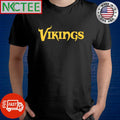 Premium Vikings text graphic 2025 shirt