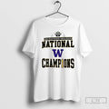 Premium Washington Huskies 2025 Ncaa Mens Soccer National Champions Locker Room Christmas T Shirts Sweater Hoodie, Sweatshirt