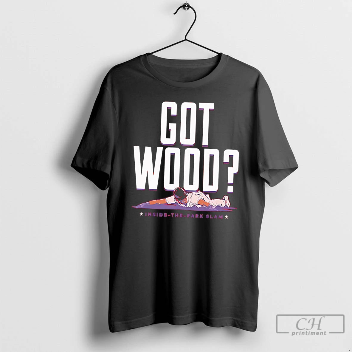 Premium Washington Nationals Baseball James Wood Inside The Park Slam Tee