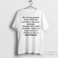 Premium We Bring People From Shithole Countries Because Shithole Christmas T-Shirts, Hoodie, Sweatshirt | PureTeeCo.com
