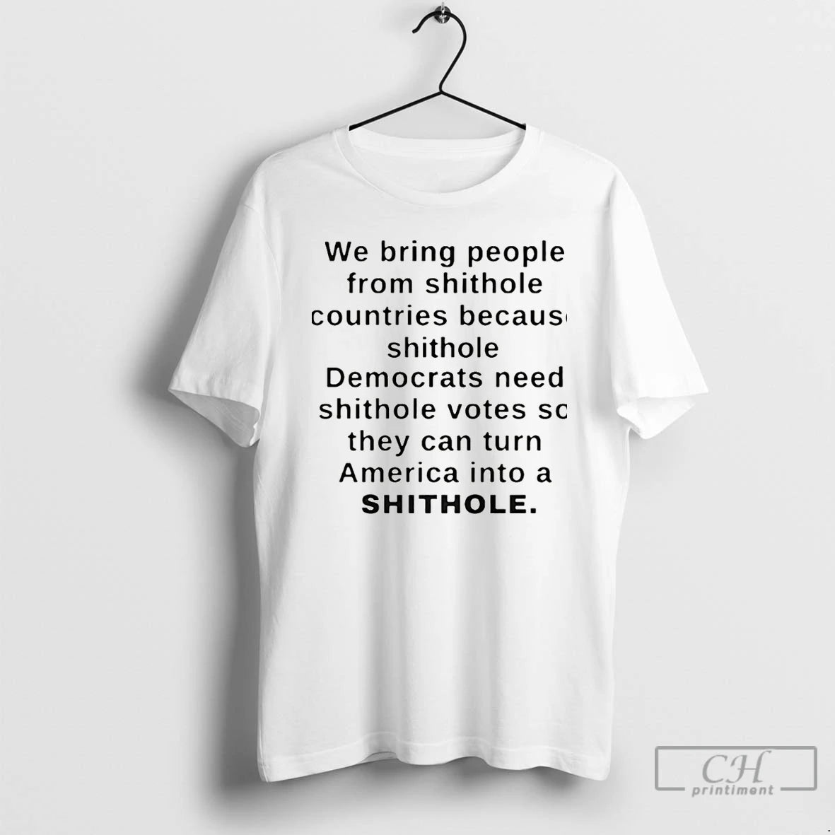 Premium We Bring People From Shithole Countries Because Shithole Christmas T-Shirts, Hoodie, Sweatshirt | PureTeeCo.com