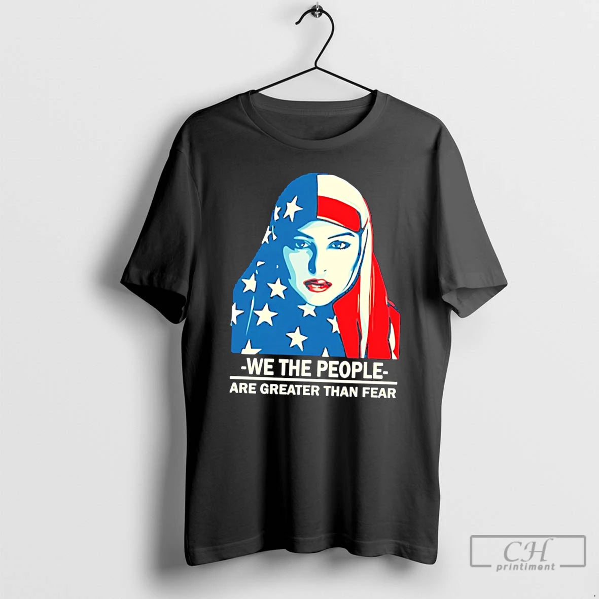 Premium We The People Are Greater Than Fear Tee