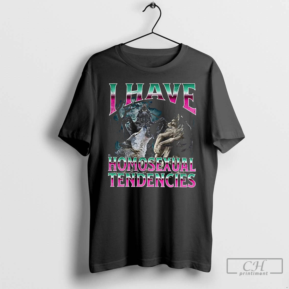 Premium Werewolf Meme I Have Homosexual Tendencies T-Shirts, Hoodie, Sweatshirt | PureTeeCo.com