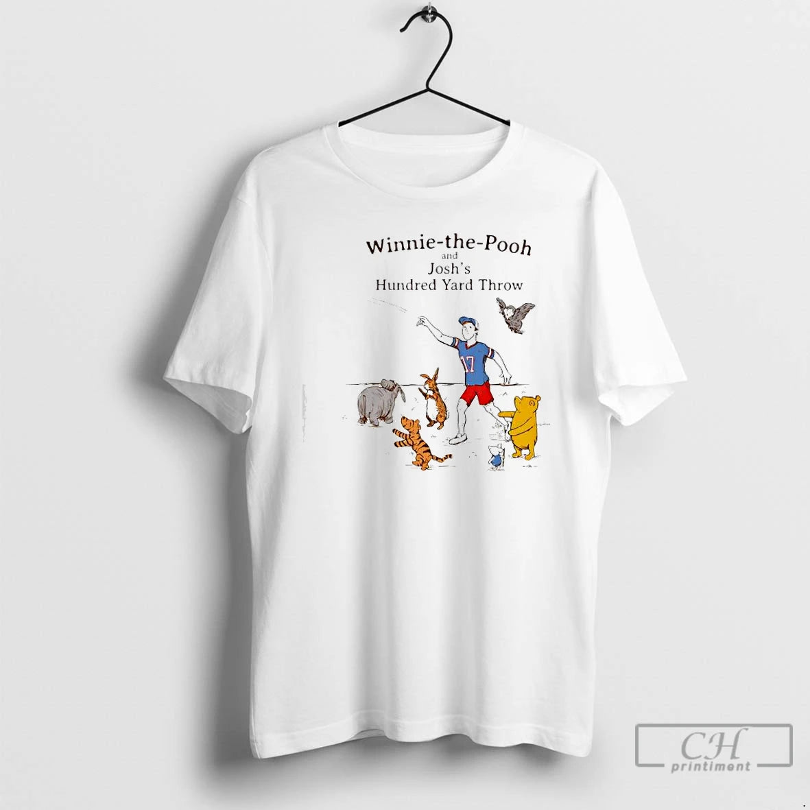 Premium Winnie The Pooh And Joshs The Hundred Yard Throw T-Shirts, Hoodie, Sweatshirt | PureTeeCo.com