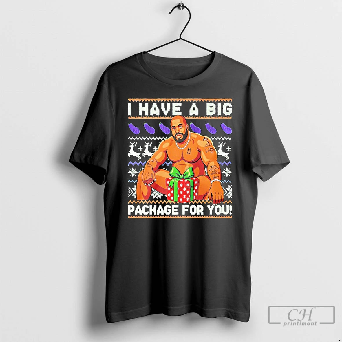 Premium Wood I Have A Big Package For You T-Shirts, Hoodie, Sweatshirt | PureTeeCo.com