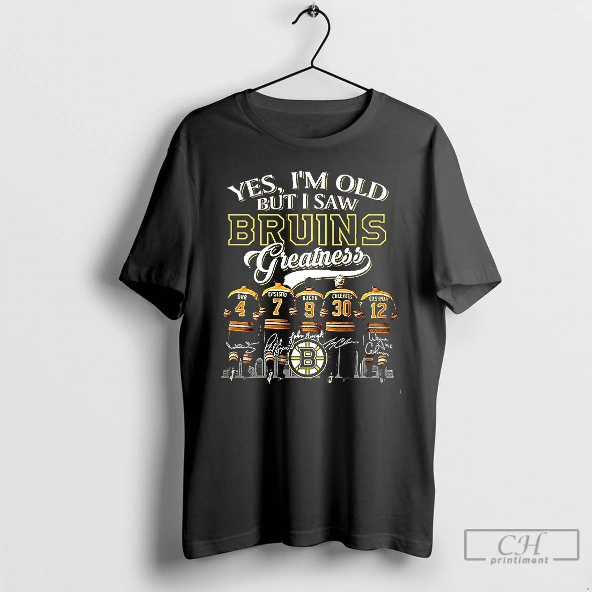 Premium Yes Im Old But I Saw Boston Bruins Greatness Legends Signature T Shirts