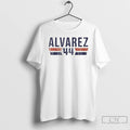 Premium Yordan Alvarez 44 Houston Astros Player Name And Number T-Shirts, Hoodie, Sweatshirt | PureTeeCo.com