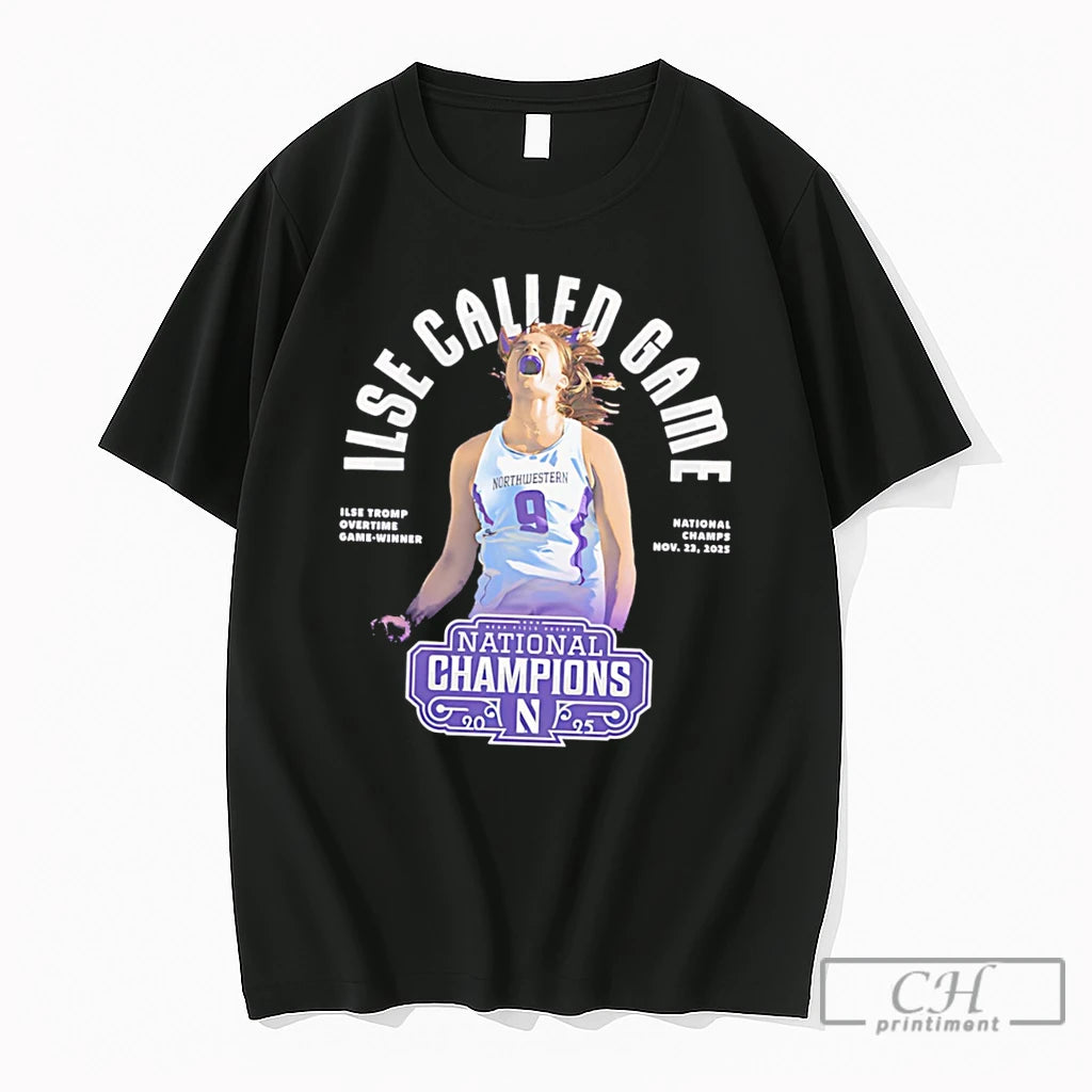 Premium Cde4dwrt Ilse Tromp Northwestern Womens Lacrosse 2026 National Champions Tee