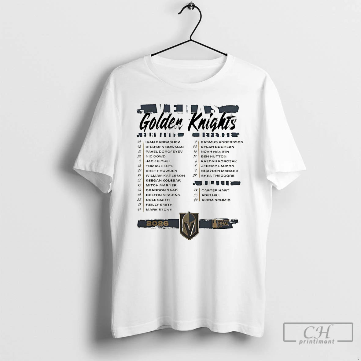 Premium V3xmx7kg Vegas Golden Knights 2026 Stanley Cup Final Roster