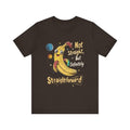 Pride Month Shirt, Retro Gay Banana Graphic Tee, Cute Lesbian T-Shirt, Funny Bisexual Top, Not Straight But Definitely...