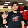 Pro America anti Trump flag shirt