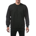 Pro Club Plain Blank Crew Neck Fleece Pullover Sweater (9oz Casual Crewneck Classic Cotton Menswear Sweatshirt Tops...
