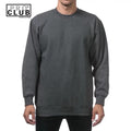 Pro Club Plain Blank Crew Neck Fleece Pullover Sweatshirt - 9oz Casual Crewneck Classic Cotton Menswear Sweatshirt Tops -...