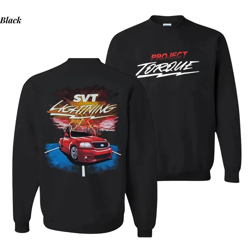 Project Torque Ford Lightning Sweatshirt - Men's Truck Apparel, Car Merchandise, Casual Wear for Auto Enthusiasts...
