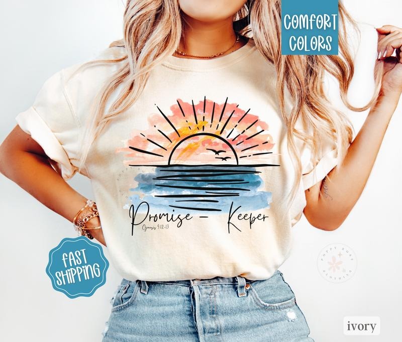 Promise Keeper Shirt Comfort Colors, Christian Tshirts, Religious Tee Hoodie, Sweatshirt | PureTeeCo.com