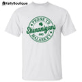 Prone To Shenanigans And Malarkey Irish Shamrock St Patrick's Day Graphic Printed Unisex Classic Cotton T-shirt...