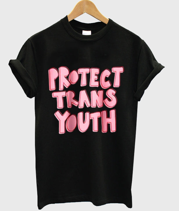 Protect trans youth t-shirt Hoodie, Sweatshirt | PureTeeCo.com