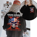 Proud Member F Your Feelings Generation X Two Side Shirt Raised on Hose Water and Neglect- Cotton, Top Unisex Womenswear...