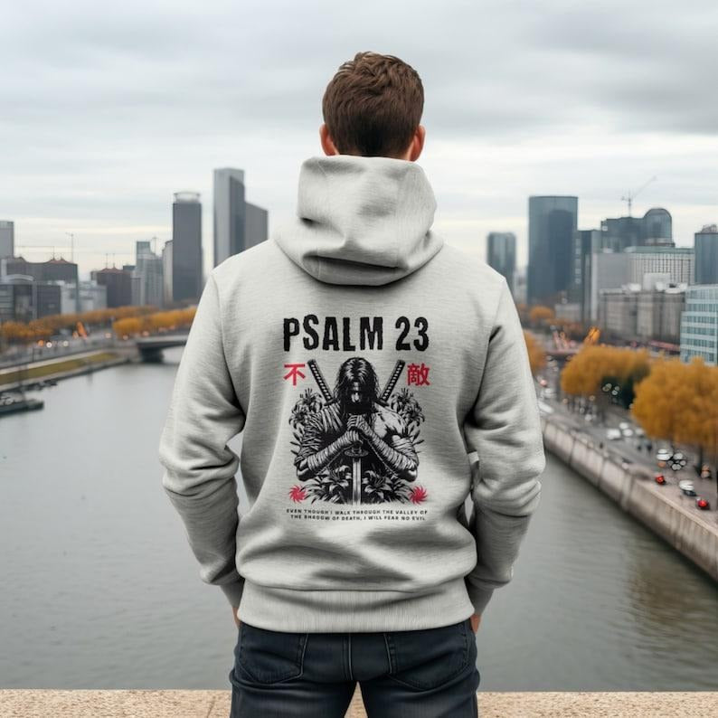 Psalm 23 Hoodie, Men's Christian Hoodie, Bible Verse Hoodie, Christian Merch, Christian Streetwear, Jesus Hoodie,...