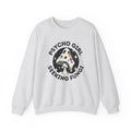 Psycho Girl Fungi Sweatshirt, Retro Mental Health Awareness Graphic Crewneck, Vintage Crazy Mushroom Shirt, Psychadelic...