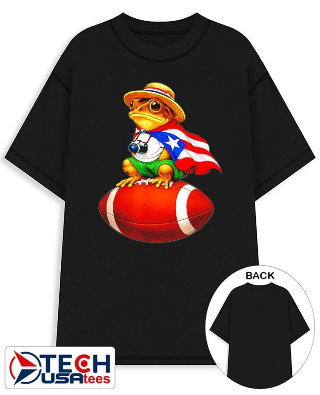 Puerto Rico Coqui Frog Football shirt
