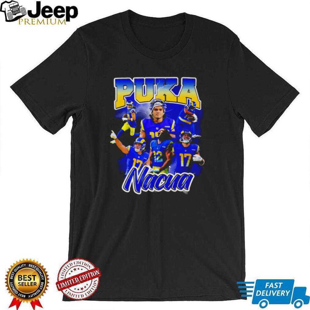 Puka Nacua Los Angeles Rams player collage shirt