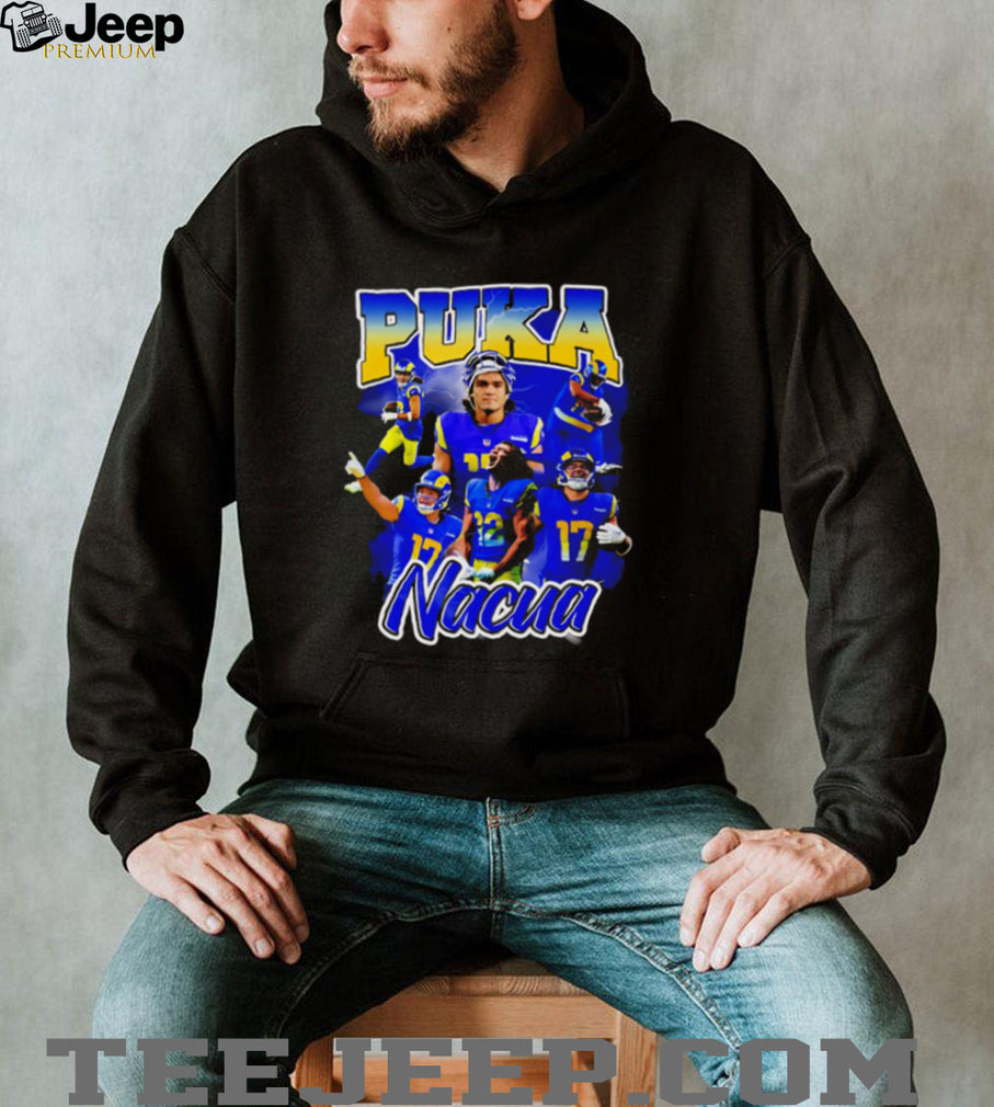 Puka Nacua Los Angeles Rams player collage shirt
