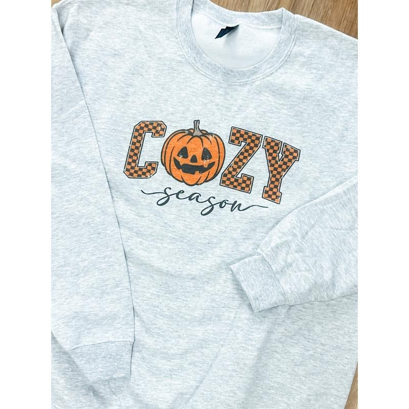 Pumpkin Cozy Season Graphic Top T-Shirts, Hoodie, Sweatshirt | PureTeeCo.com